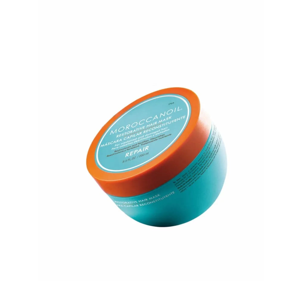 Moroccanoil Restorative Mask 250ml offers deep nourishment for rejuvenated, strong, and elastic hair. Perfect for damaged locks.