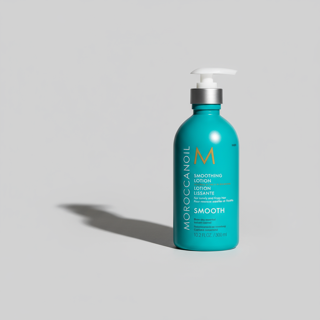 Moroccanoil Smoothing Lotion 300ml hair treatment bottle with pump for smooth and frizz-free hair