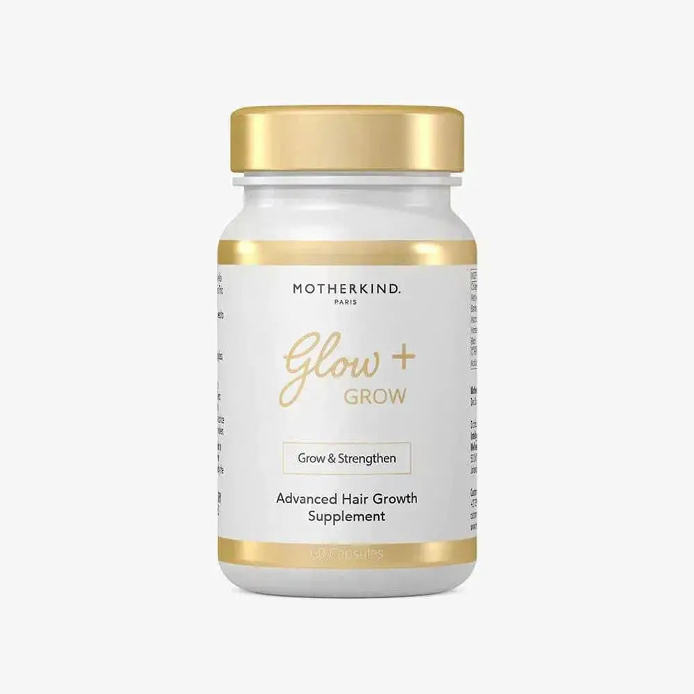 Motherkind Glow + Grow Advanced Hair Growth Supplement 60 CAPSULES - Shampoo