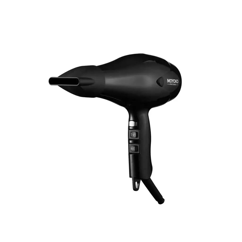 Moyoko E8 Black Hair Dryer: Fast Drying, Moisture Locking. Professional Salon Quality Hair Tool. Buy Now!