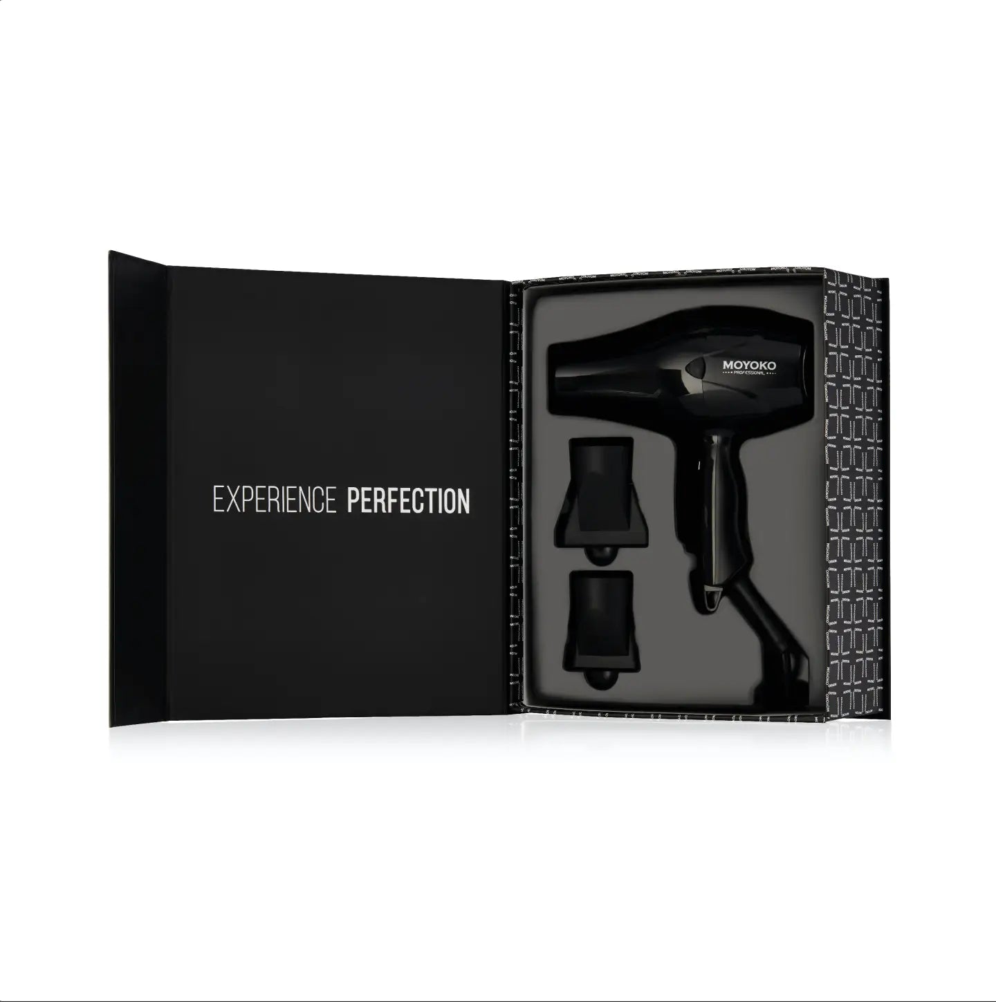 Moyoko E8 Black Hair Dryer: Professional Salon Quality, Fast Drying Hair Styling Tool in Box - Buy Online