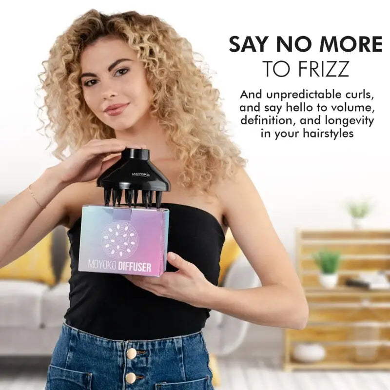 Moyoko Hair Diffuser: Get Frizz-Free Curls! Hair Dryer Attachment for Volume & Definition. Best for Curly Hair Styling