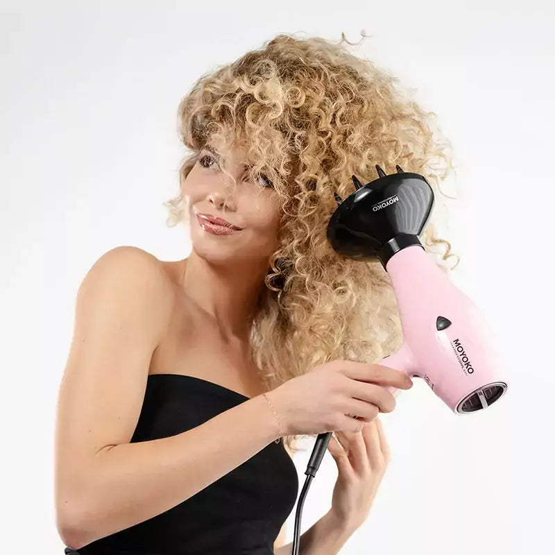Moyoko E8 Hair Dryer Diffuser: Curly Hair Styling Tool - Lightweight, Perfect for Defined Curls and Reduced Frizz