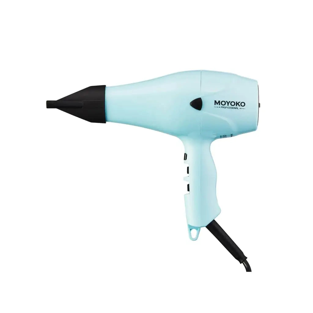 Moyoko E8 Professional Hairdryer Blue - Fast Drying, Salon Quality Blow Dryer