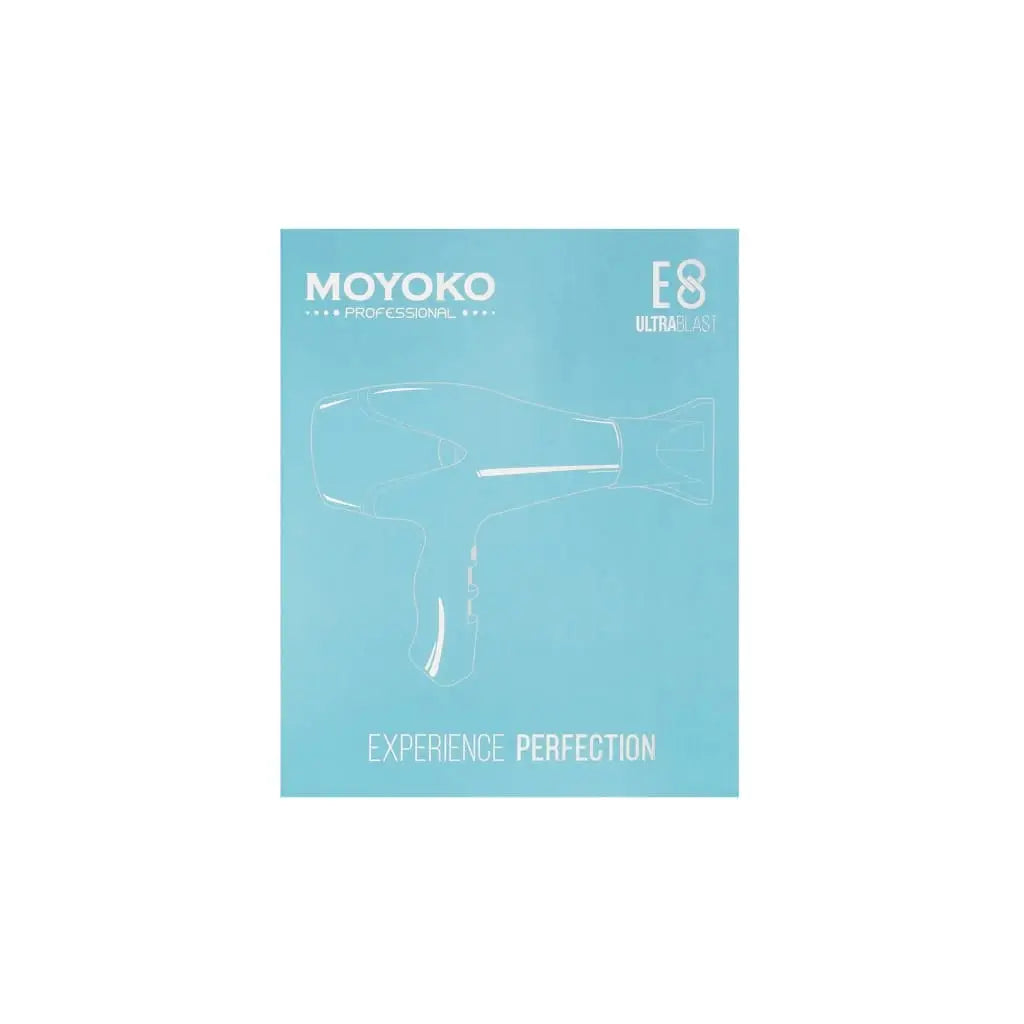 Moyoko E8 Professional Hair Dryer - Ultrablast Technology, Blue Hairdryer