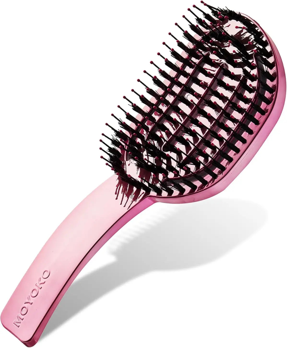 Moyoko Pink Detangling Brush: Gentle Hair Brush for Tangled Hair