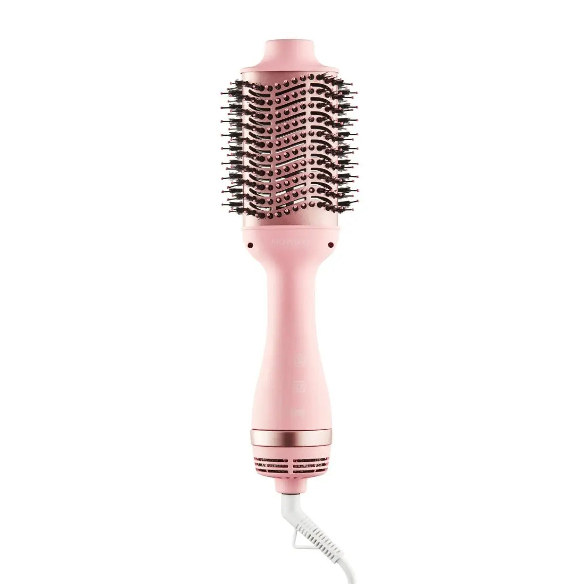 Moyoko Magnitude Pink Blowbrush: Hair Dryer Brush for Volume & Styling. All-in-One Styling Tool.