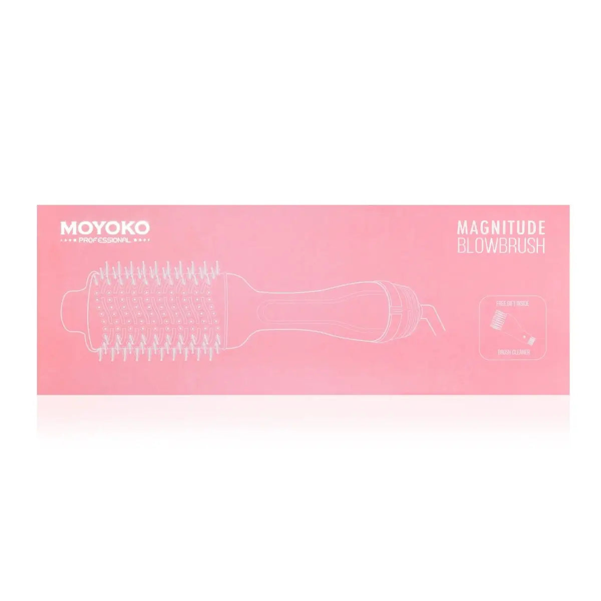 Moyoko Magnitude Blowbrush - Pink Blow Dryer Brush | Hair Styler and Volumizer