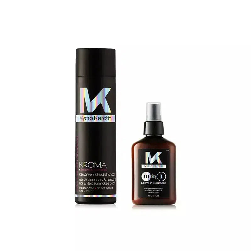 Mycro Keratin Kroma Color Shampoo & Leave-in Treatment for Color-Treated Hair. Keratin Hair Care Set.