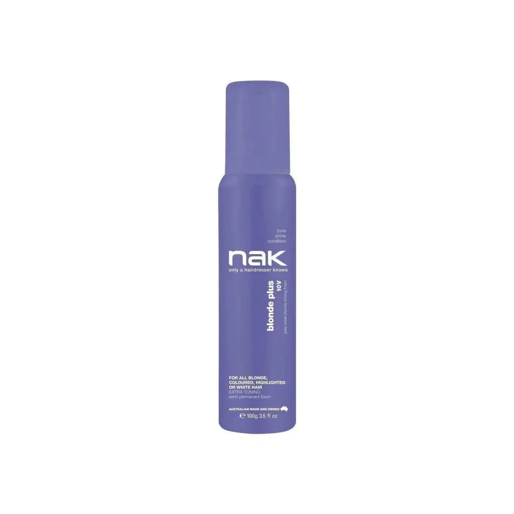Nak Blonde Plus 10V Toning Foam 100g - Shampoo