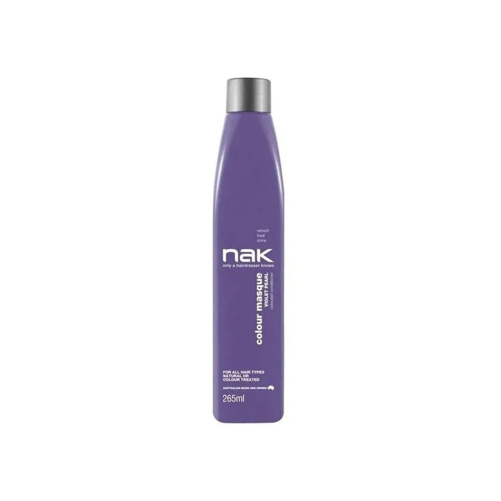 Nak Colour Masque Violet Pearl Conditioner 265ml - Purple Bottle Hair Color Masque