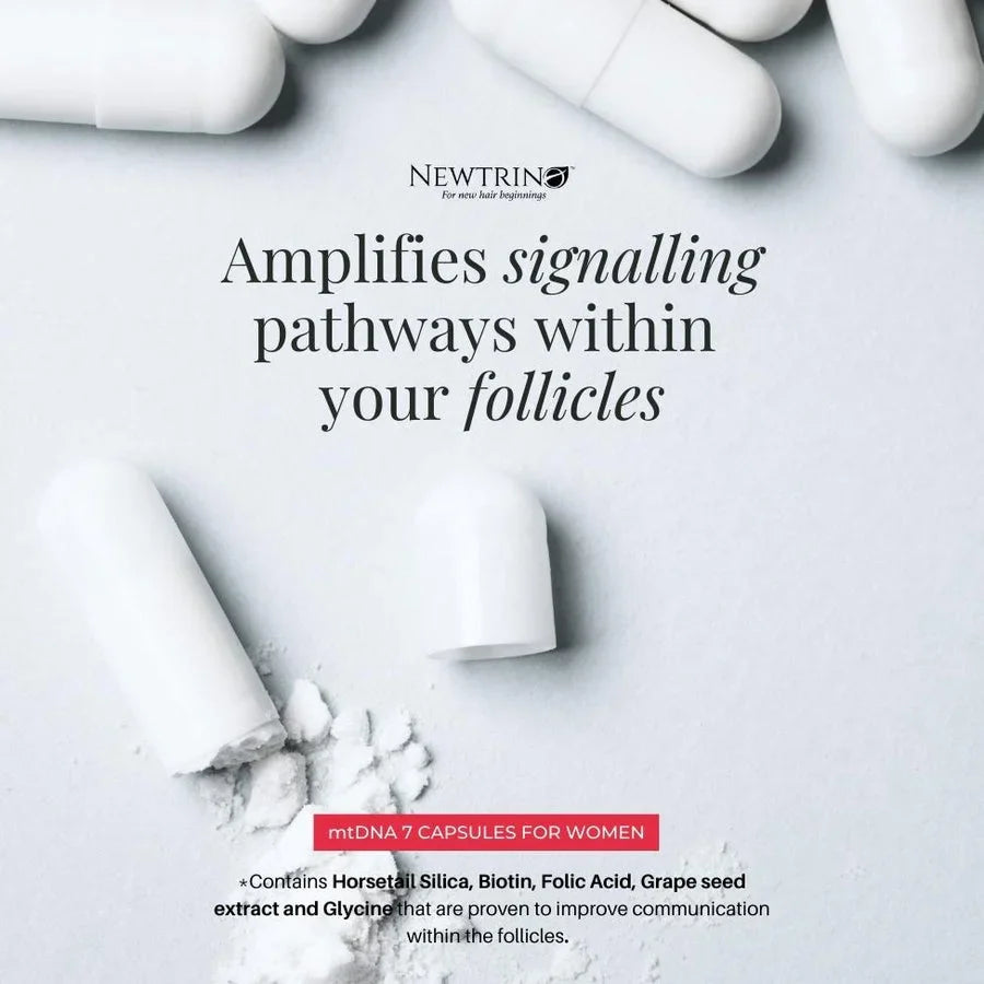 Newtrino Hair Loss Capsules for Women: Amplifies Follicle Signalling for Hair Growth