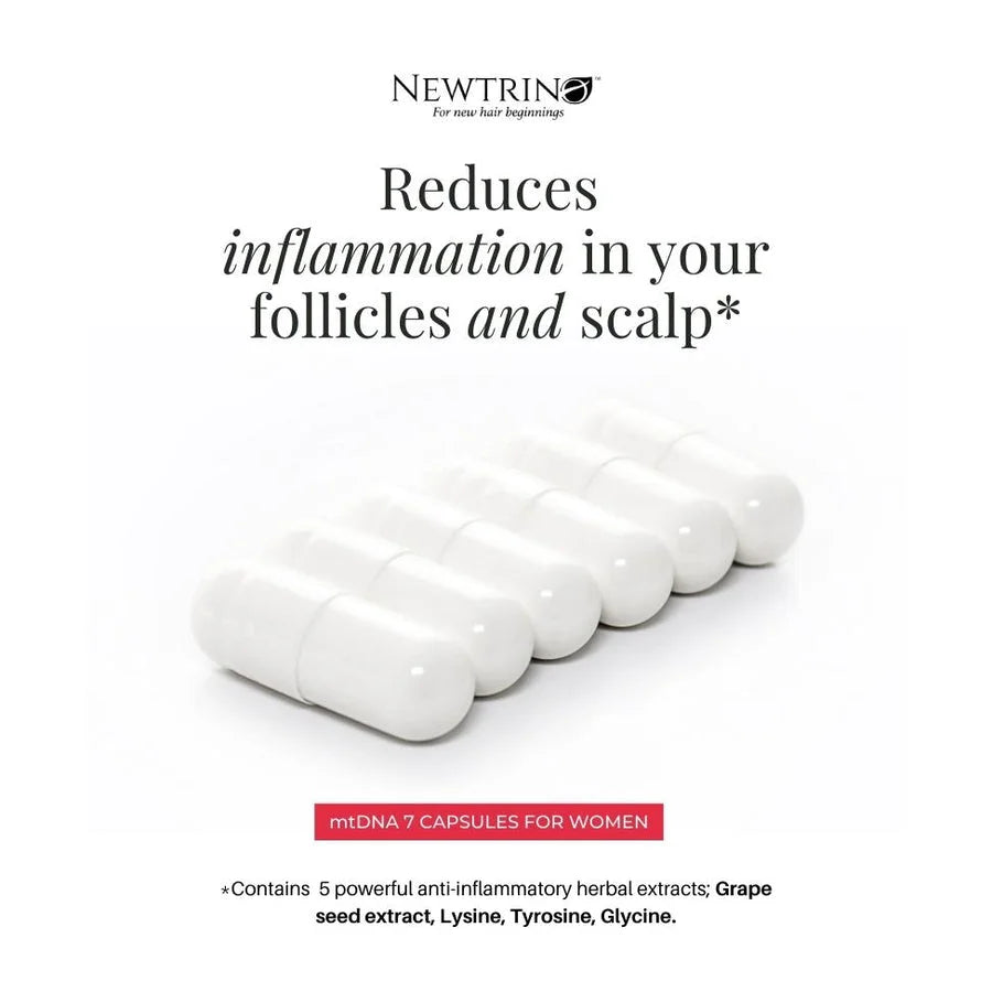 Newtrino Hair Loss Capsules for Women: Anti-Inflammatory Formula for Scalp & Follicle Health