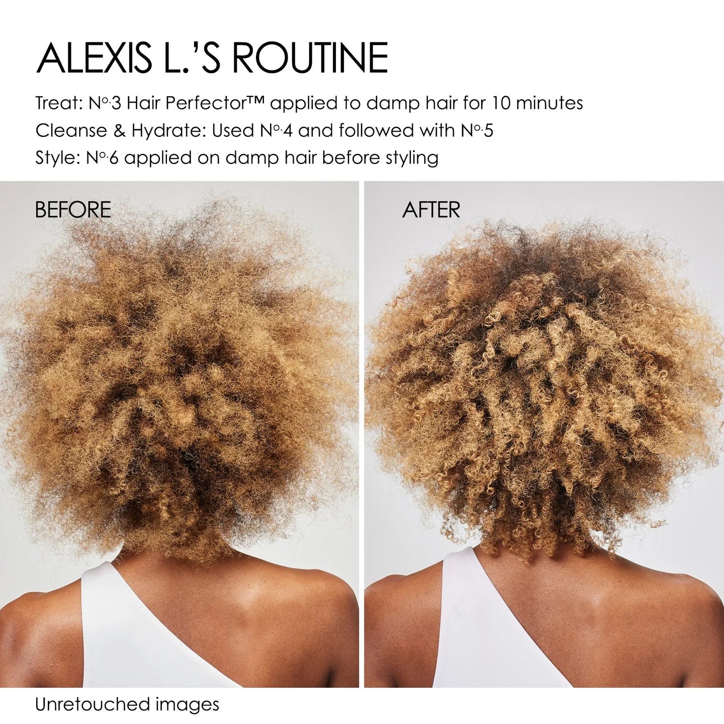 Olaplex No. 3 Before & After: Curly Hair Repair. Damaged Hair Transformation with Olaplex. Hydrated Curls.
