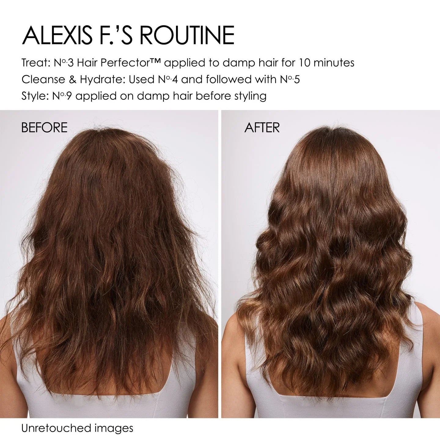 Olaplex No.3: Wavy Hair Repair Before & After. Damaged Hair Transformation with Olaplex Treatment.