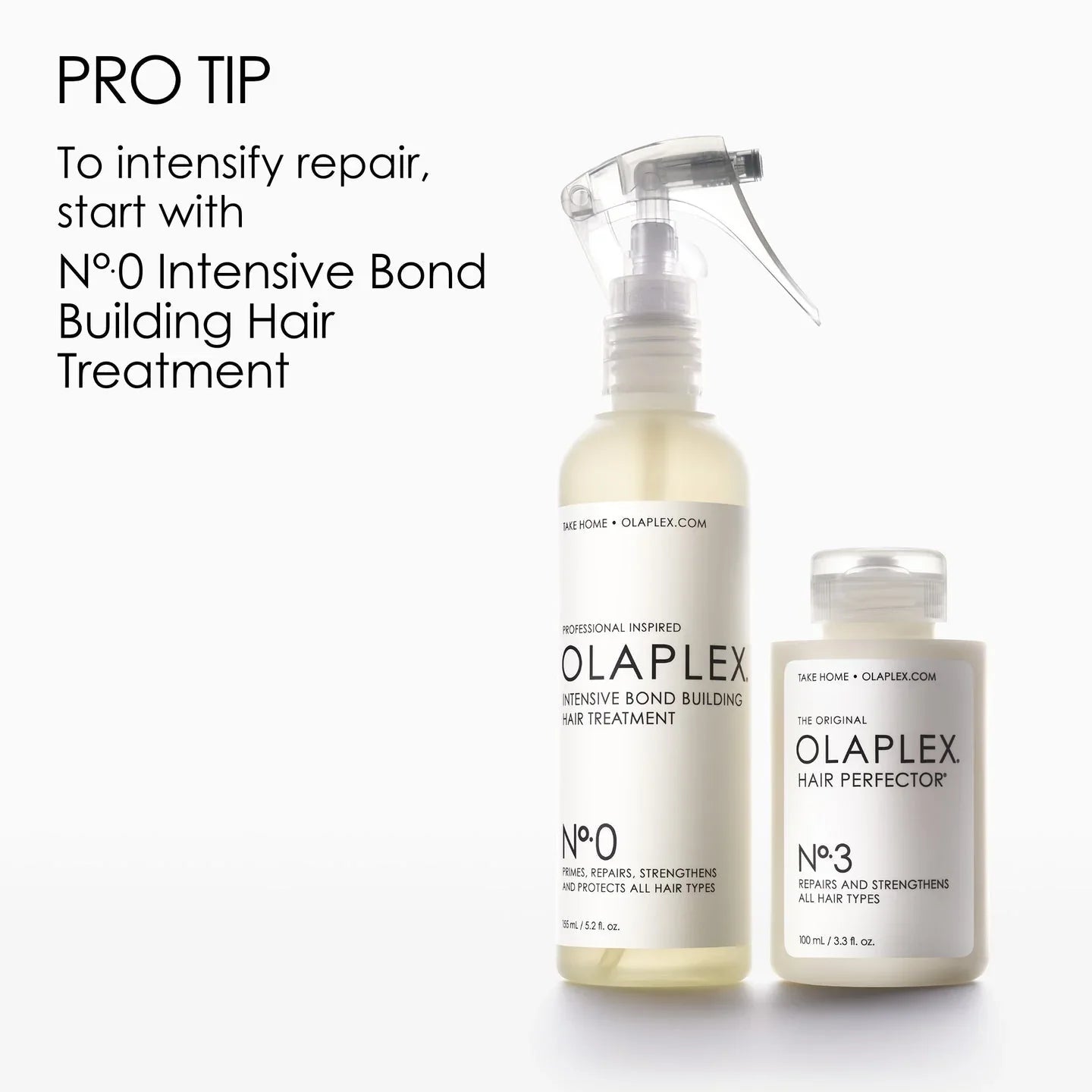 Olaplex No.0 & No.3: Intense Hair Repair Treatment. Bond Building for Strong, Healthy Hair!