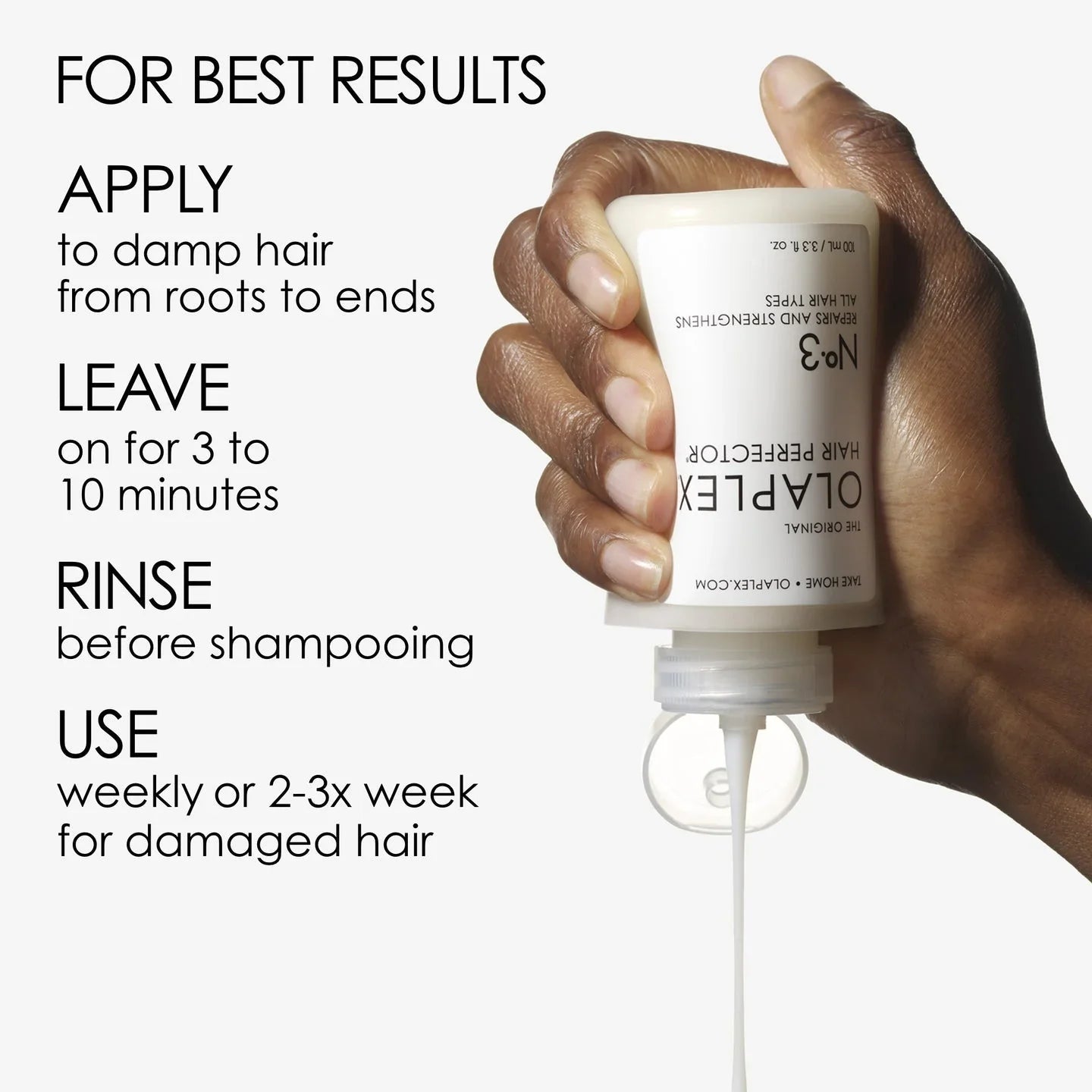 Olaplex No.3 Instructions: How to Use Hair Perfector Treatment. Step-by-step guide for healthy, strong hair.