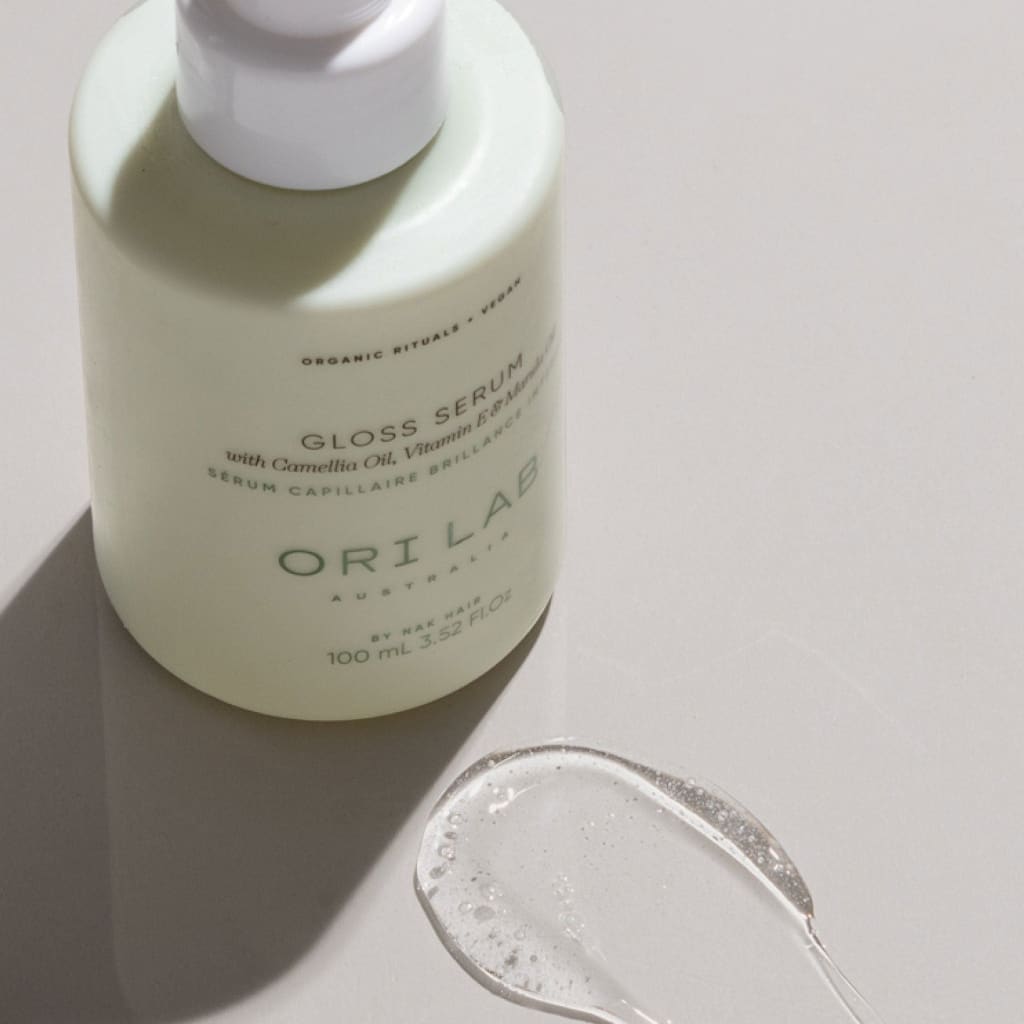 ORI Lab Gloss Serum: Natural Hair Serum for Shine & Hydration | Vegan Hair Care with Camellia Oil