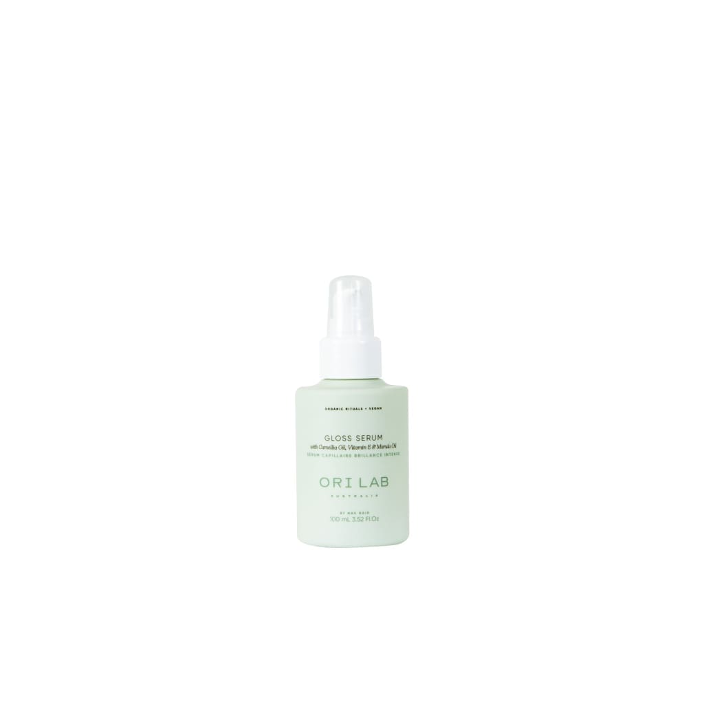 ORI Lab Gloss Serum: Vegan Hair Serum with Camellia & Marula Oil for Intense Shine & Frizz Control. 100ml.