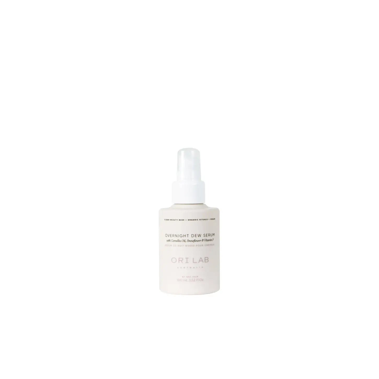 ORI Lab Overnight Dew Serum: Hydrating Vegan Hair Serum for Dry/Damaged Hair. Organic, Cruelty-Free Hair Care Treatment