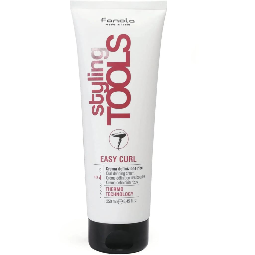 Fanola Easy Curl Defining Cream - 250ml for Enhanced Moisturized Curls - Shampoo