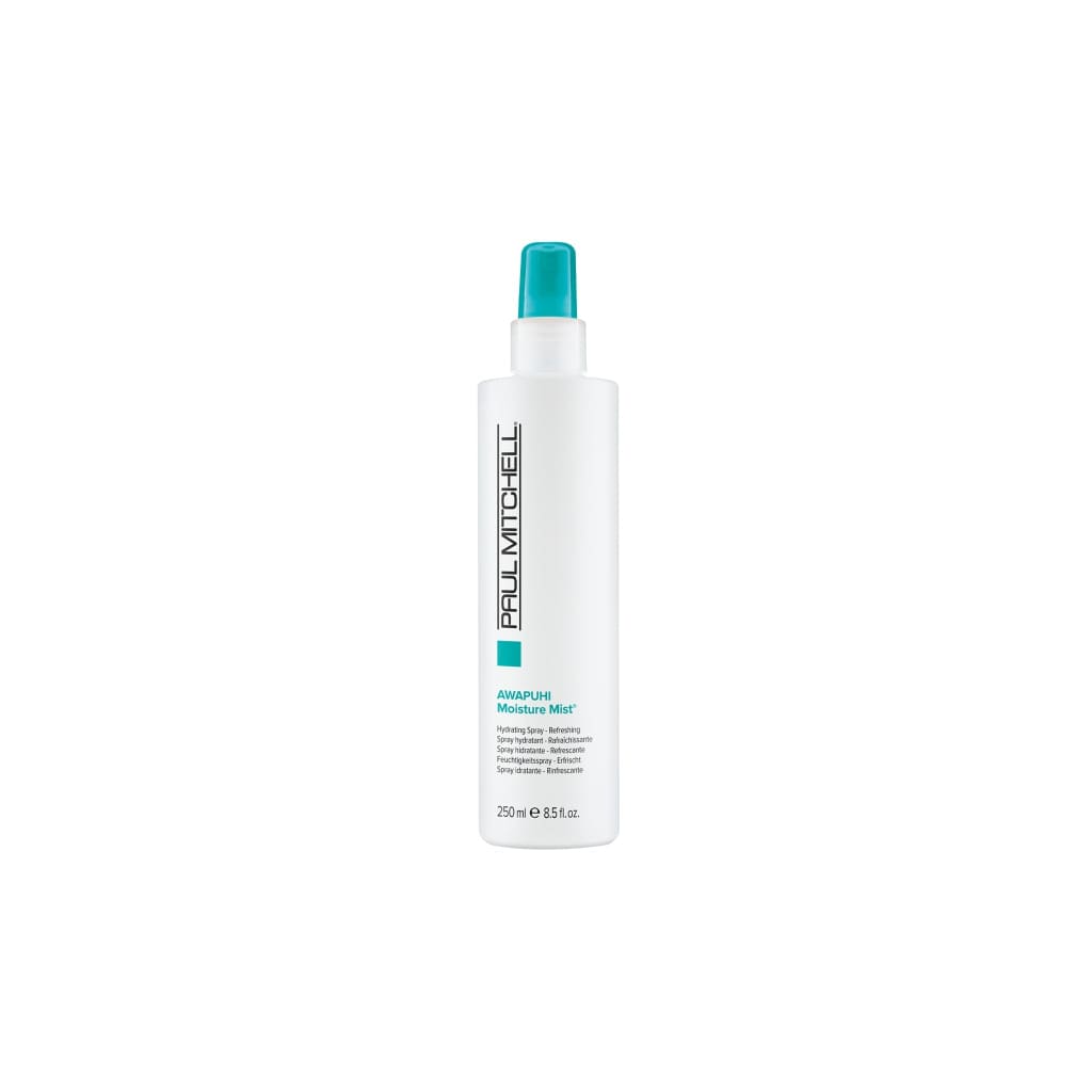 Paul Mitchell Awapuhi Moisture Mist 250ml with white bottle and teal cap for hydrating hair