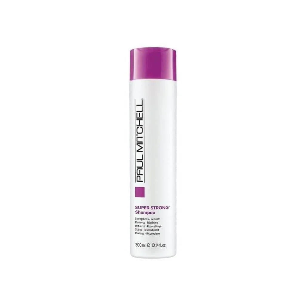 Paul Mitchell Super Strong Daily Shampoo 300ml with white body and purple cap