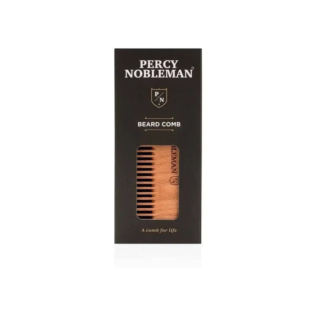 Percy Nobleman Wooden Beard Comb - Shampoo
