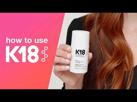 K18 Leave In Molecular Repair Mask 50ml shown for effective hair repair at the molecular level. Perfect for damaged hair.