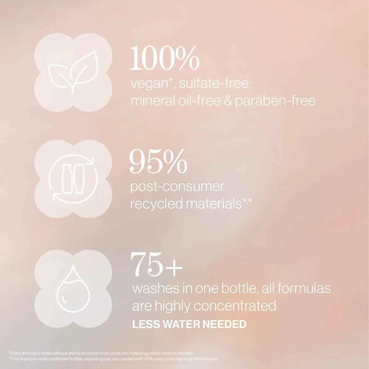 Pureology Colour Fanatic treatment featuring vegan ingredients and eco-friendly packaging for healthy hair care