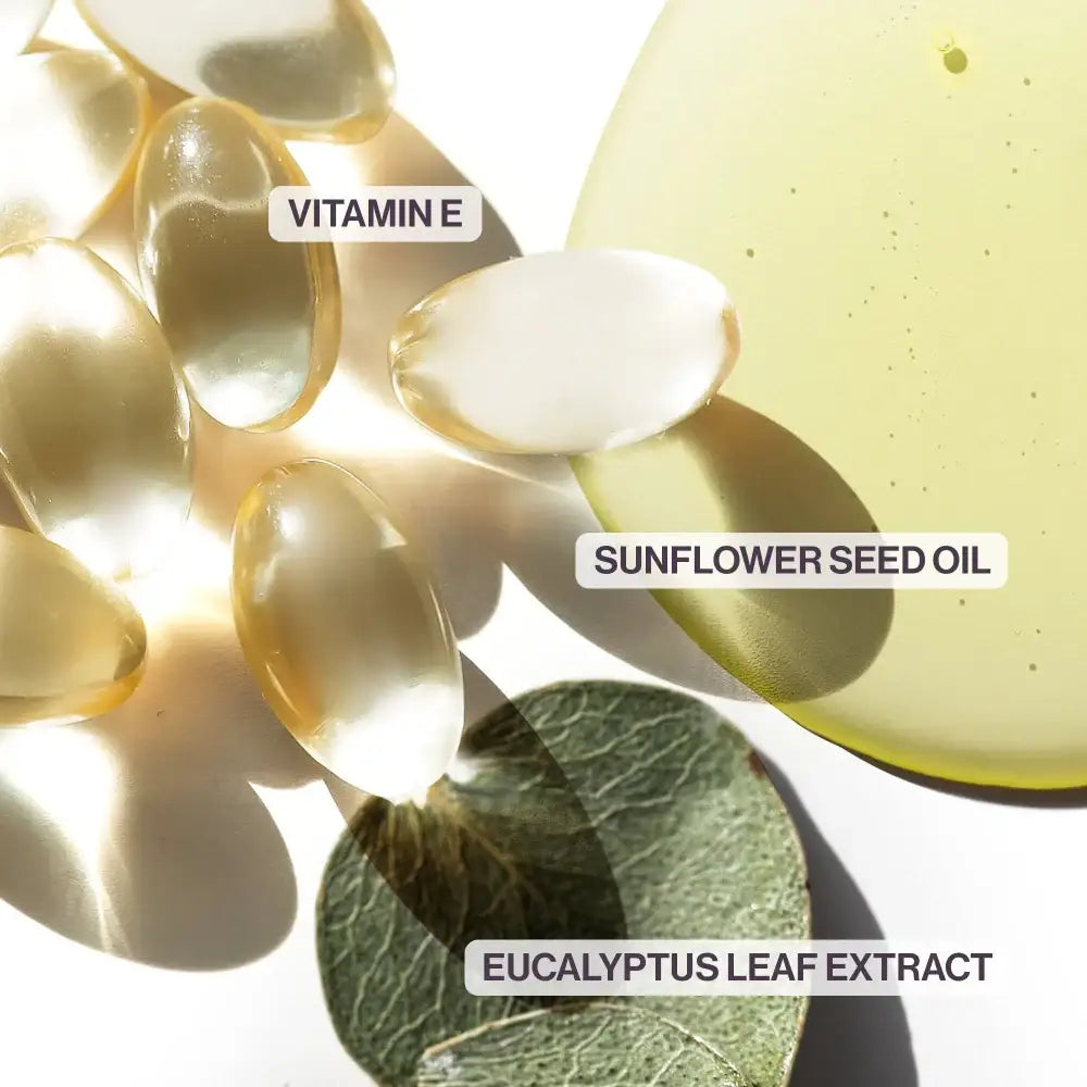 Hair Care Ingredients: Vitamin E, Sunflower Oil, Eucalyptus - Volume Boosting Formula