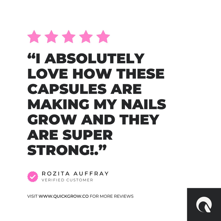 Quick Grow Amino Capsules for Women (60 Capsules) promote vibrant, healthy hair growth with essential nutrients.