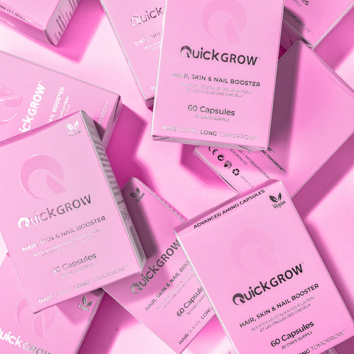 Quick Grow Amino Capsules for Women - Hair Growth Supplement 60 Capsules