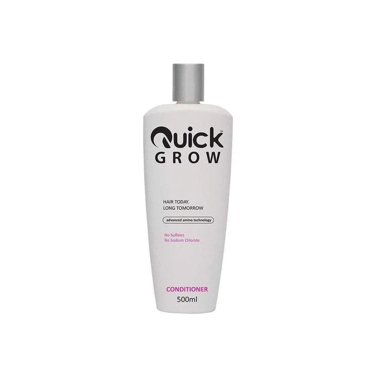 White bottle of Quick Grow Conditioner 250ml for effective hair growth and nourishment