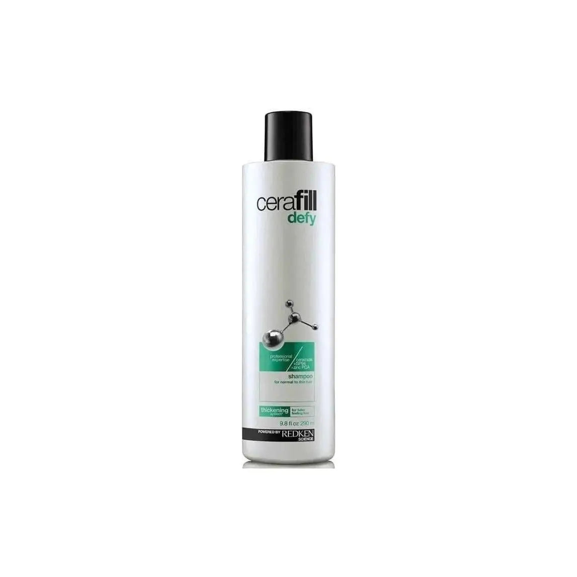 Redken Cerafill Defy Shampoo 290ml bottle energizes hair follicles for thicker hair