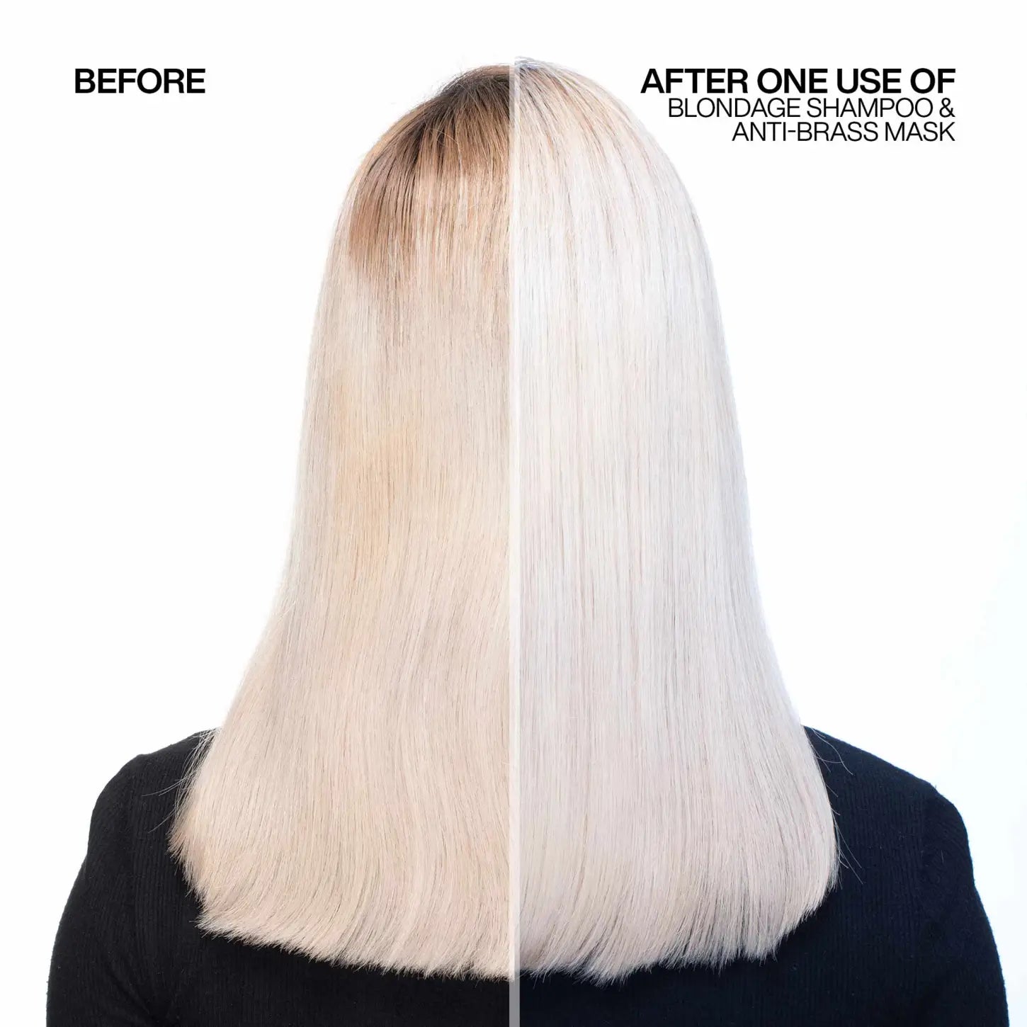 Redken Blondage: Before & After Anti-Brass Shampoo for Blonde Hair