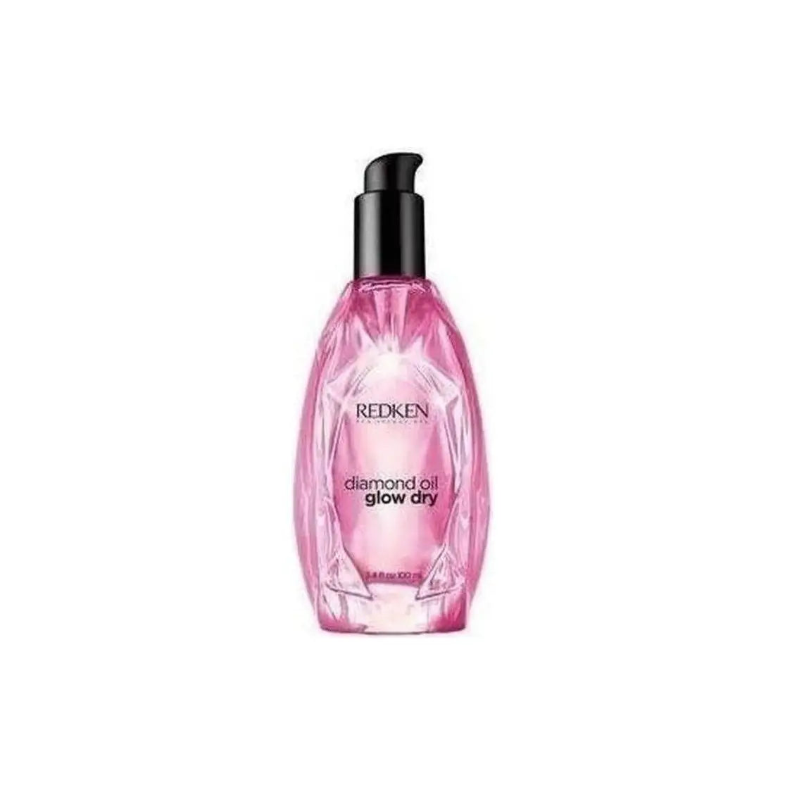 Redken Diamond Oil Glow Dry Oil - 100ml pink bottle for shiny, smooth hair