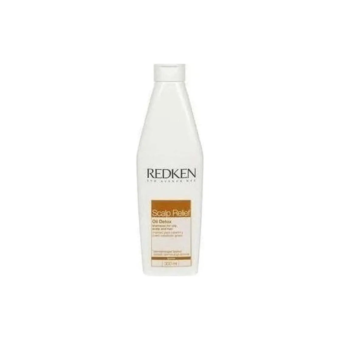 Redken Scalp Relief Oil Detox Shampoo - 300ml, white bottle, oil detox shampoo