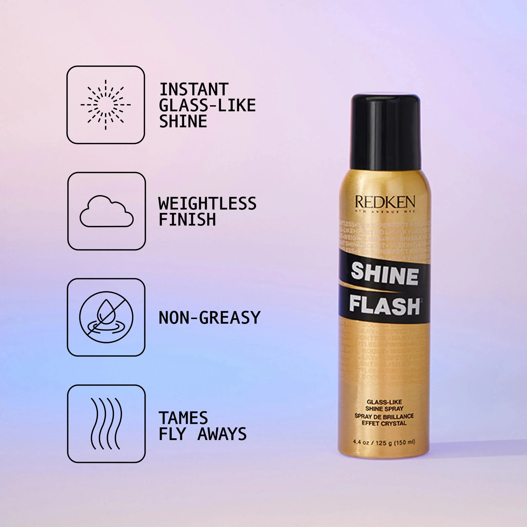 Redken Shine Flash: Glass-Like Shine Spray for Hair. Tames Frizz & Adds Gloss. Shop Now!