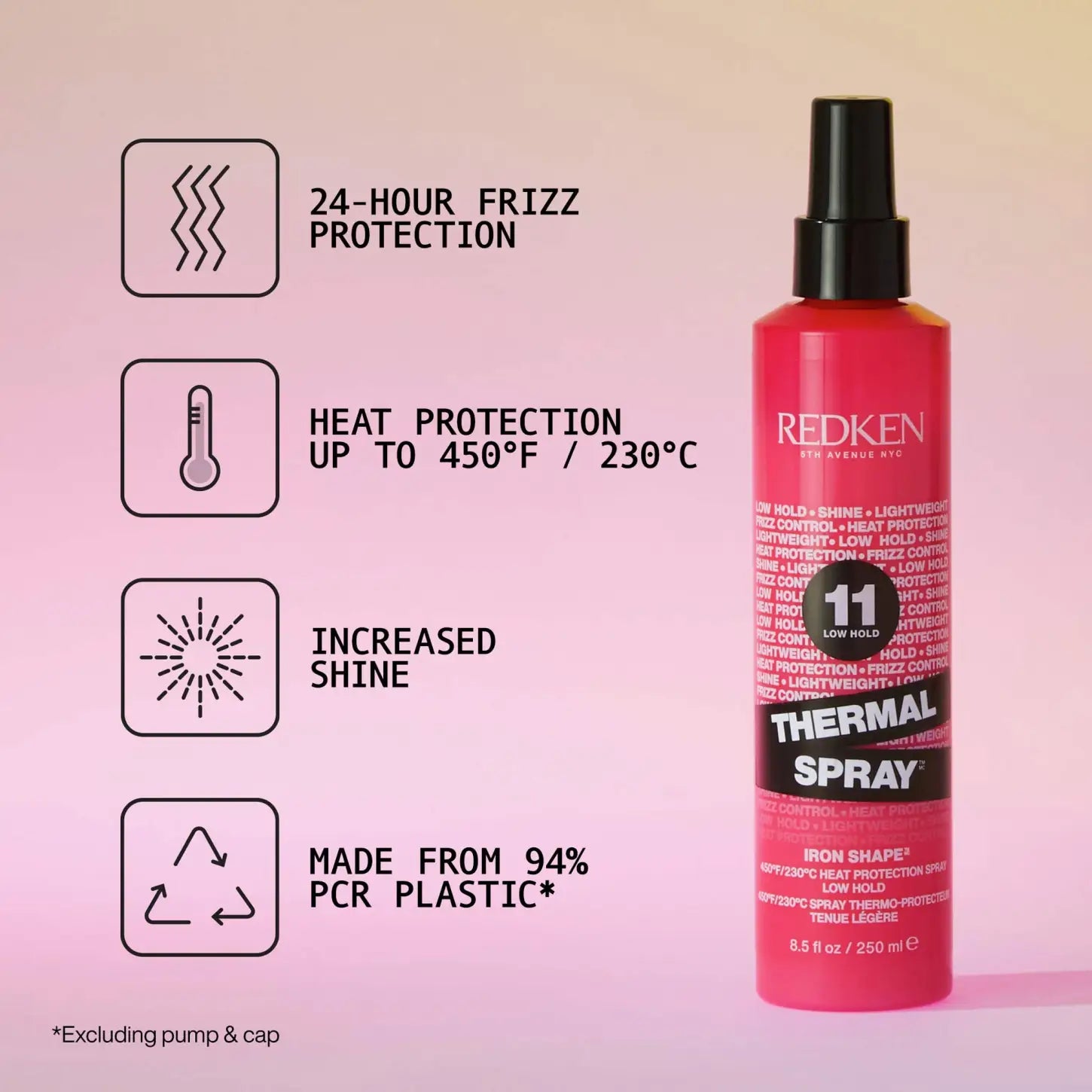 Redken Thermal Spray 11: Heat Protection & Styling for Healthy Hair