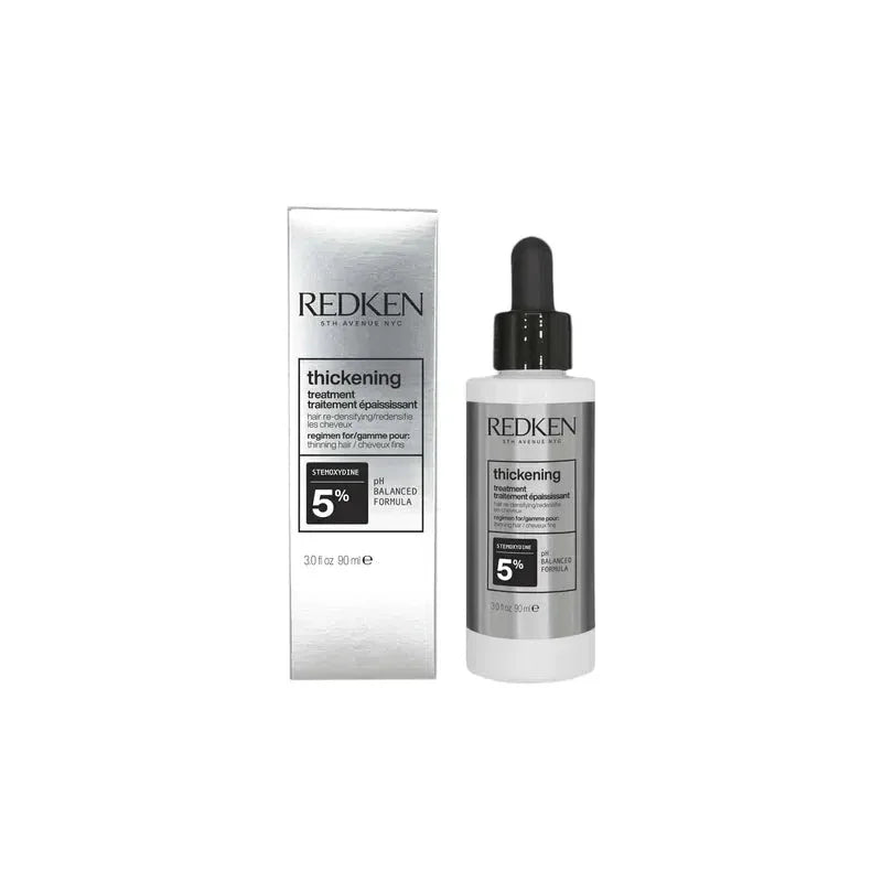 Redken Thickening Treatment: Increase Hair Density, Fight Thinning Hair. Hair Care for Fuller Look. 90ml Serum