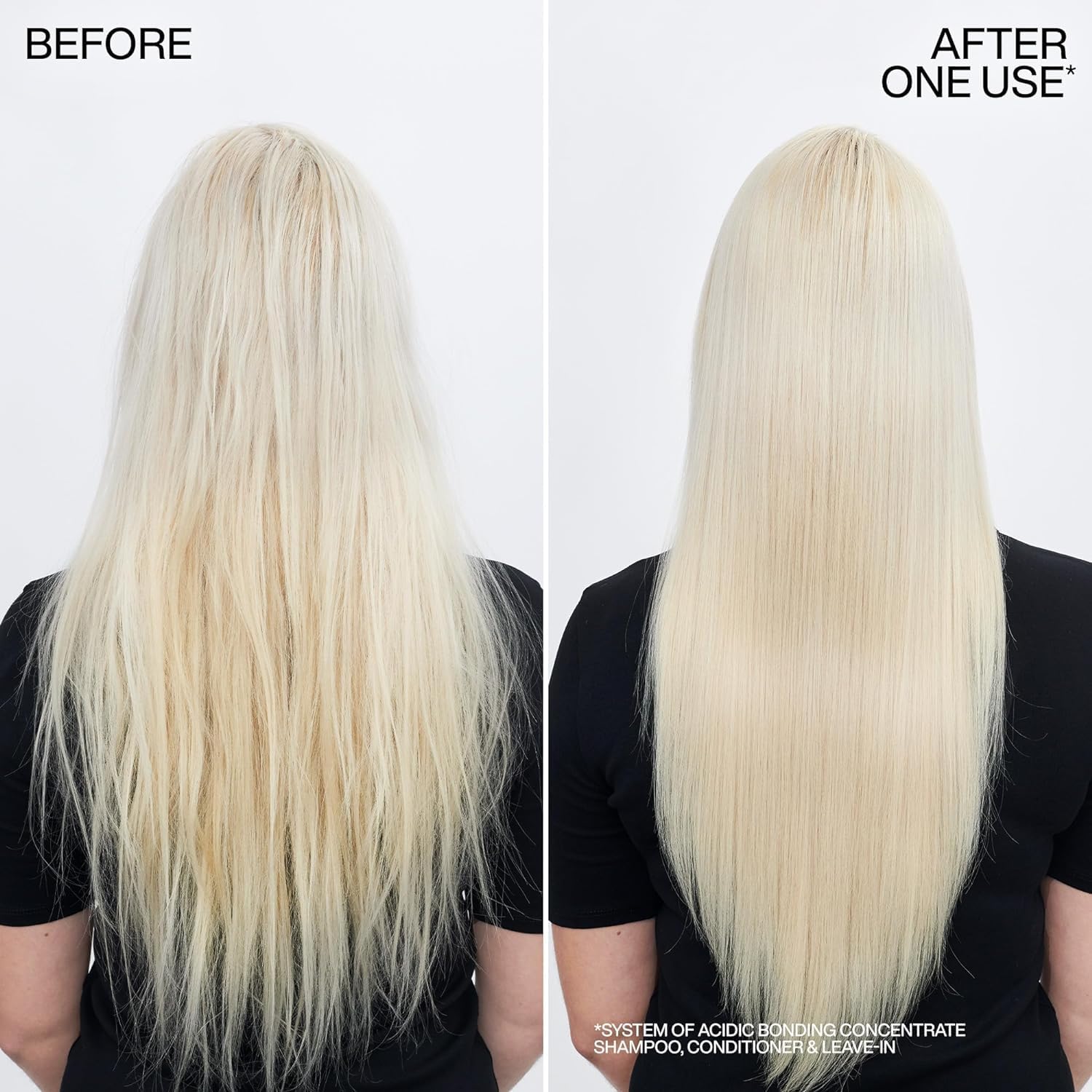 Redken Acidic Bonding Concentrate: Before & After Hair Transformation, Repaired & Shiny Hair After One Use, Damaged Hair Repair.