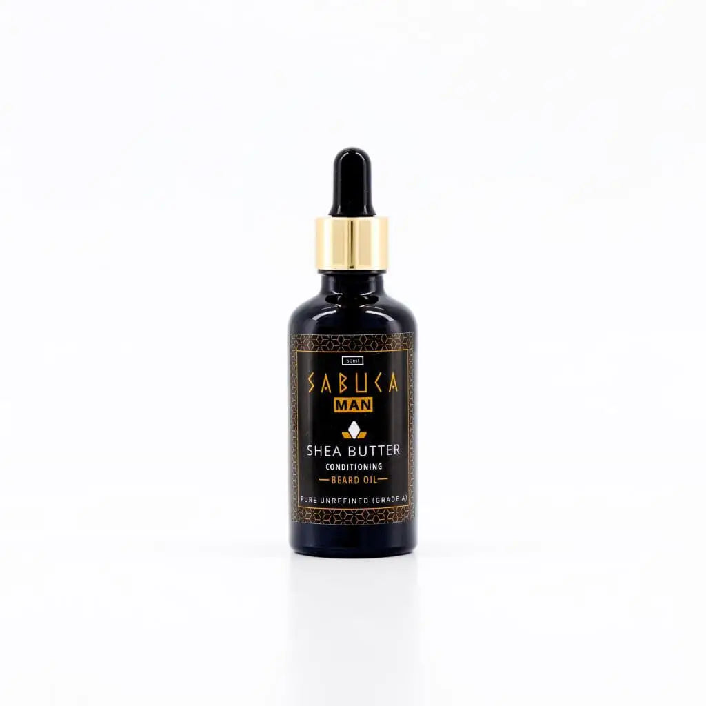 Sabuca MAN Shea Butter Beard Oil - Conditioning, Moisturizing Beard Grooming