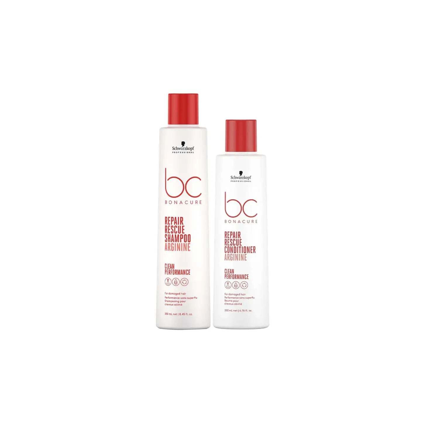 Schwarzkopf BC Bonacure Repair Rescue: Arginine Shampoo & Conditioner for Damaged Hair. Restore & Strengthen!
