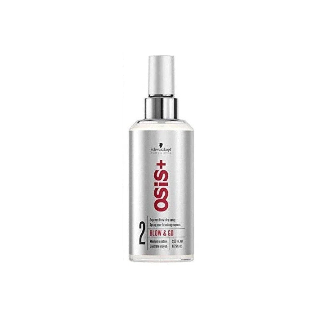 Schwarzkopf OSiS + Blow & Go Express Blow-Dry Spray Medium Control 200ml - Shampoo