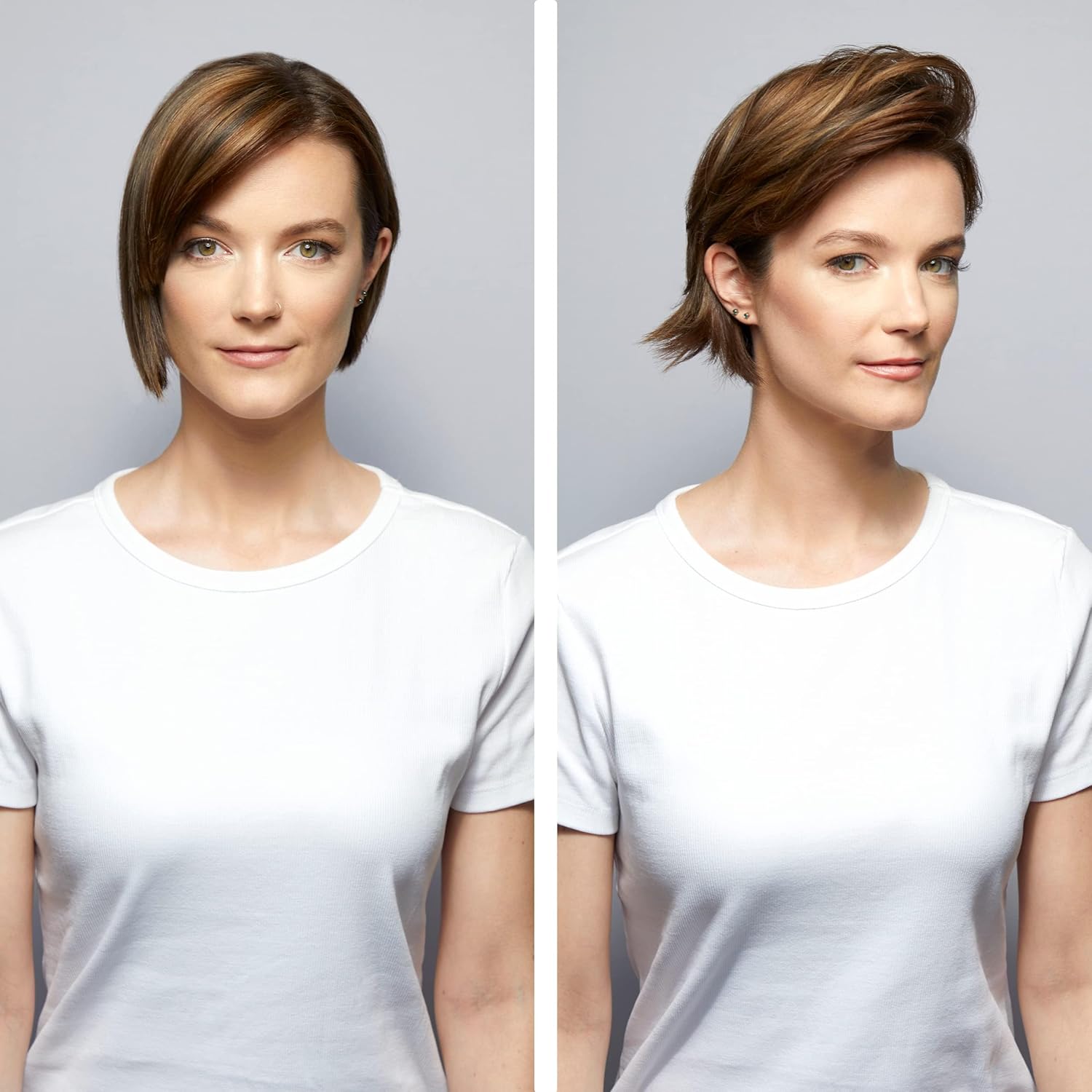 Short Hair Transformation: Volume Boost with Schwarzkopf Styling. Before & After Hairstyle for Women.