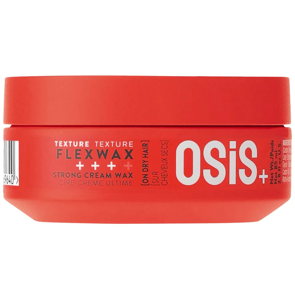 Schwarzkopf OSiS Flexwax Ultra Strong Cream Wax 85ml for ultimate styling and strong hold. Perfect for creative looks.