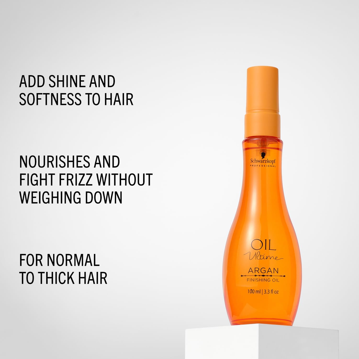 Schwarzkopf Professional Oil Ultime Argan Finishing Oil - 100ml adds shine and softness while fighting frizz effectively.