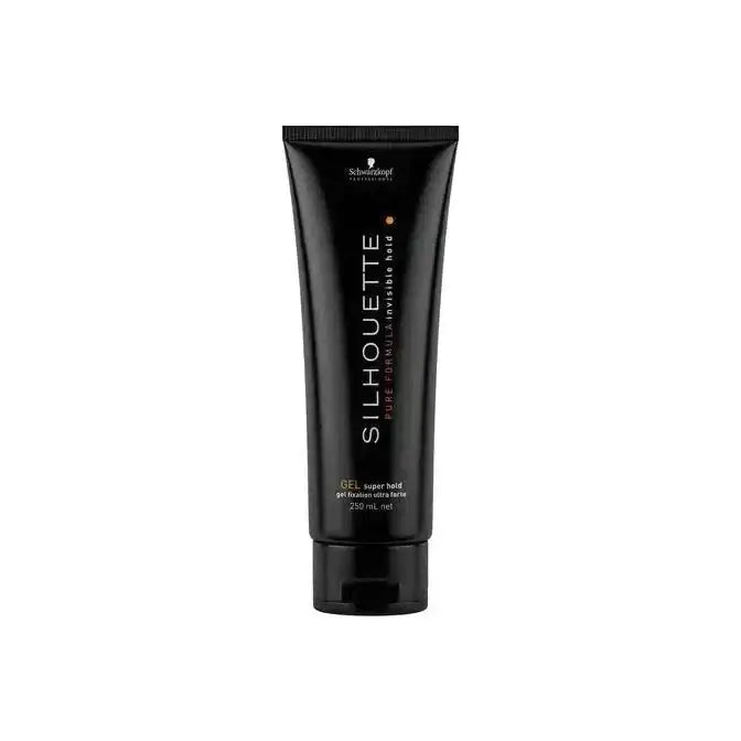Schwarzkopf Silhouette Super Hold Gel - Invisible Hair Gel for Styling, Long-lasting Hold, and Natural Look