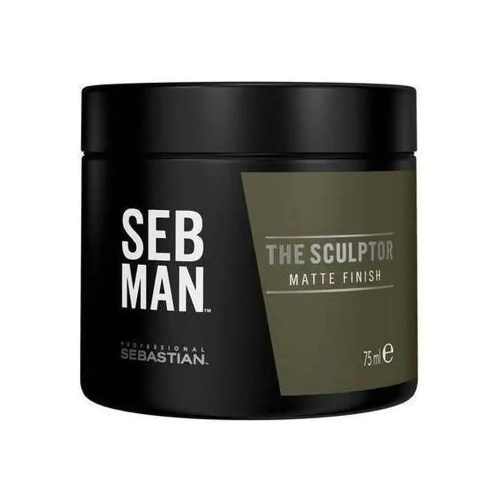 Hair styling container ’Sebastian Man The Sculptor Matte Clay’ for a long-lasting hold